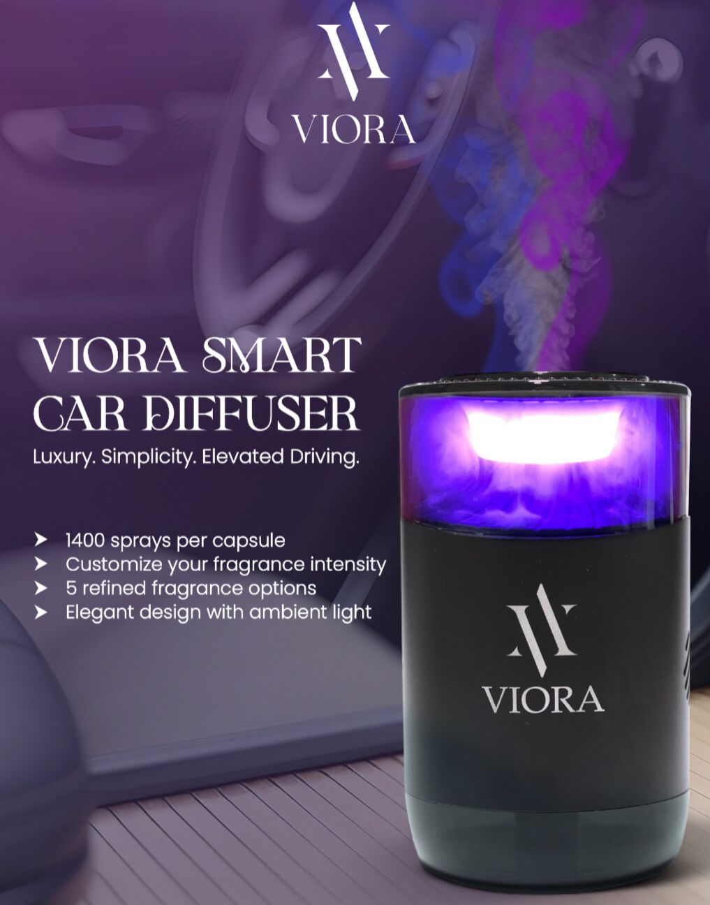 Viora Car Diffuser